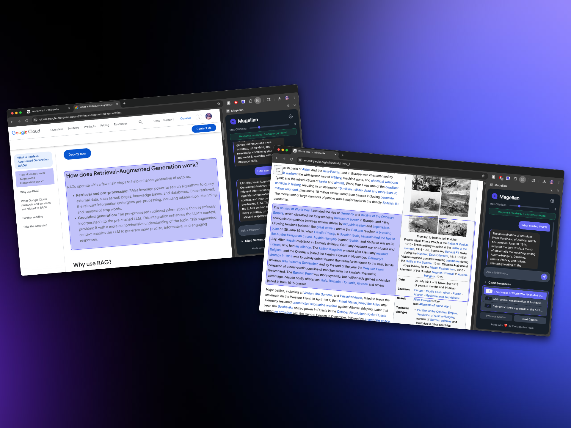 Magellan context-aware features